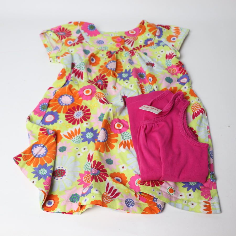 Hanna Andersson & Sonoma Dress & Sweatshirt Set Size 4
