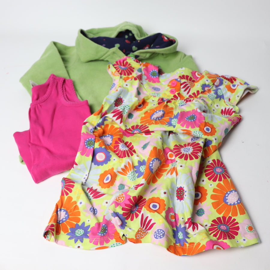 Hanna Andersson & Sonoma Dress & Sweatshirt Set Size 4