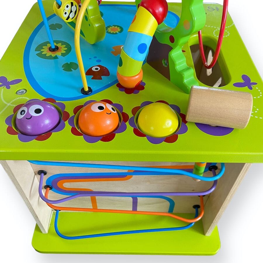 Hape Country Critters Wooden Activity Play Cube Toys