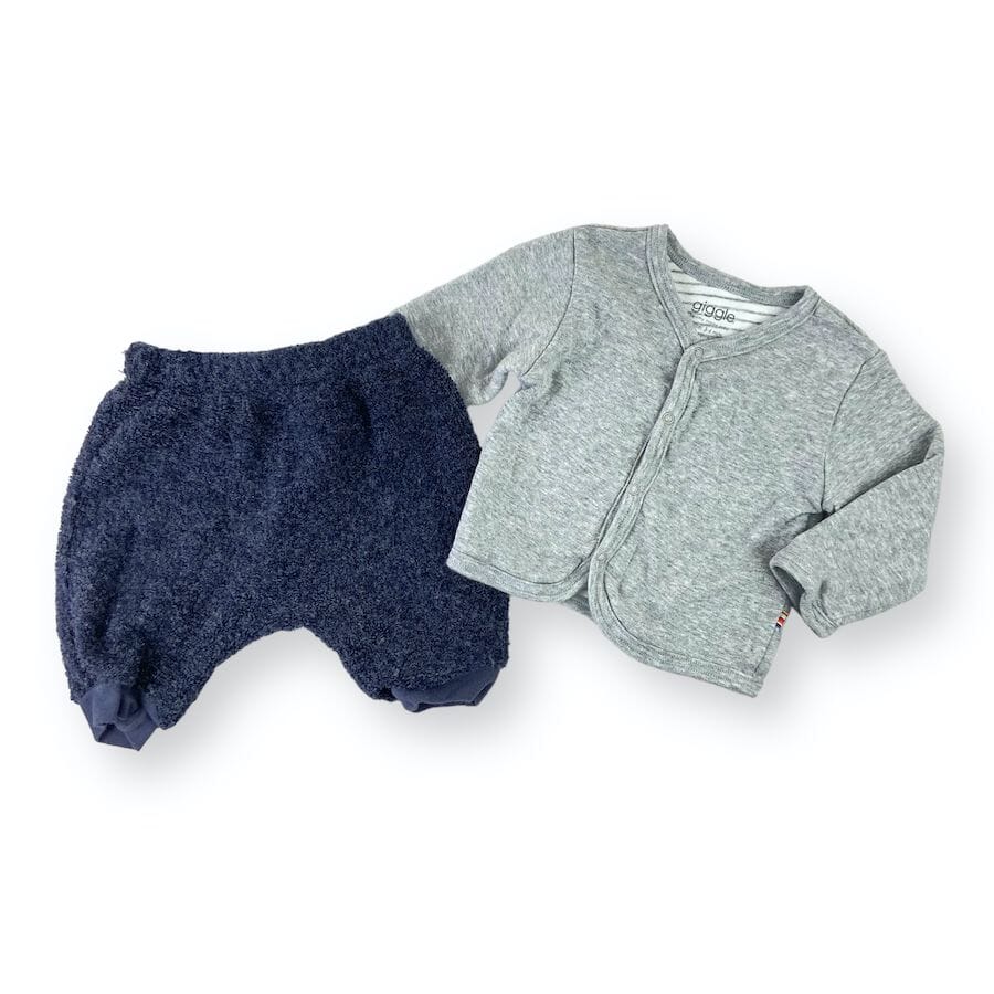 Mixed Brands - Harem Pants & Jacket Bundle 3 - 6M