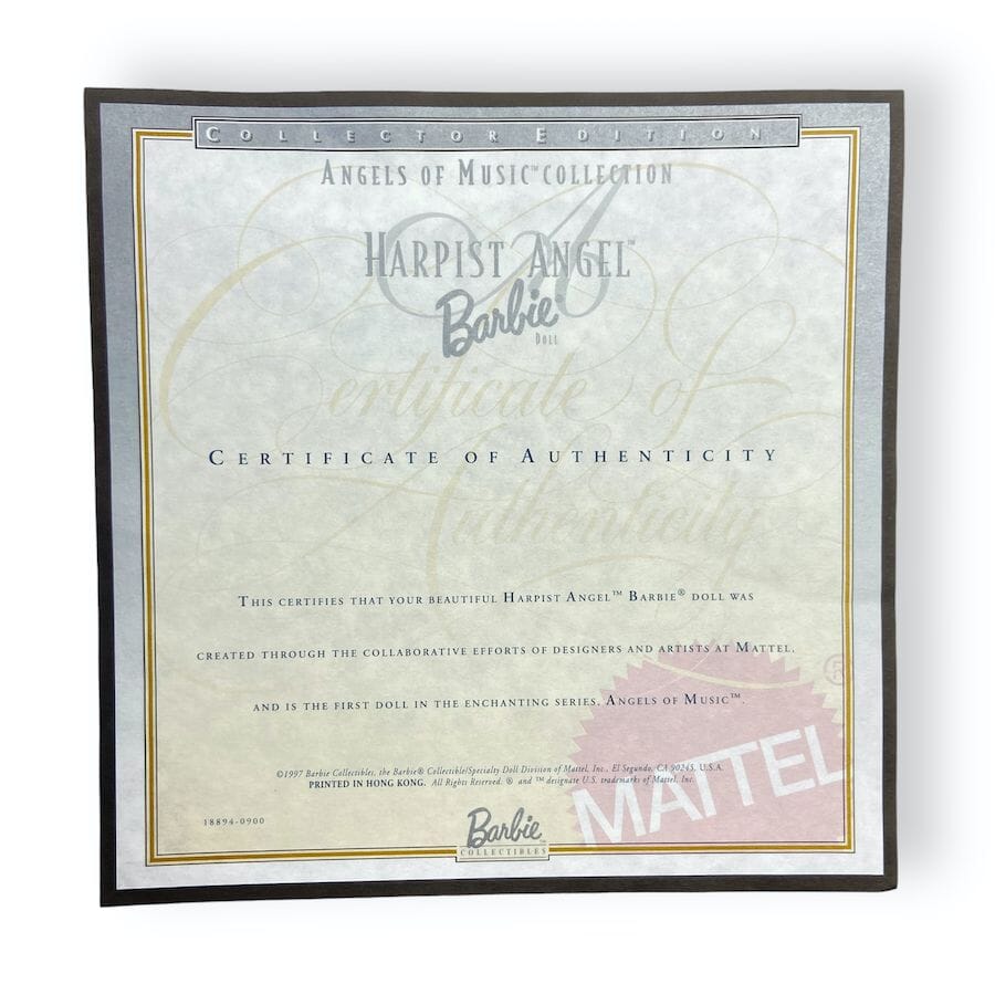 Harpist Angel Barbie Doll Dolls