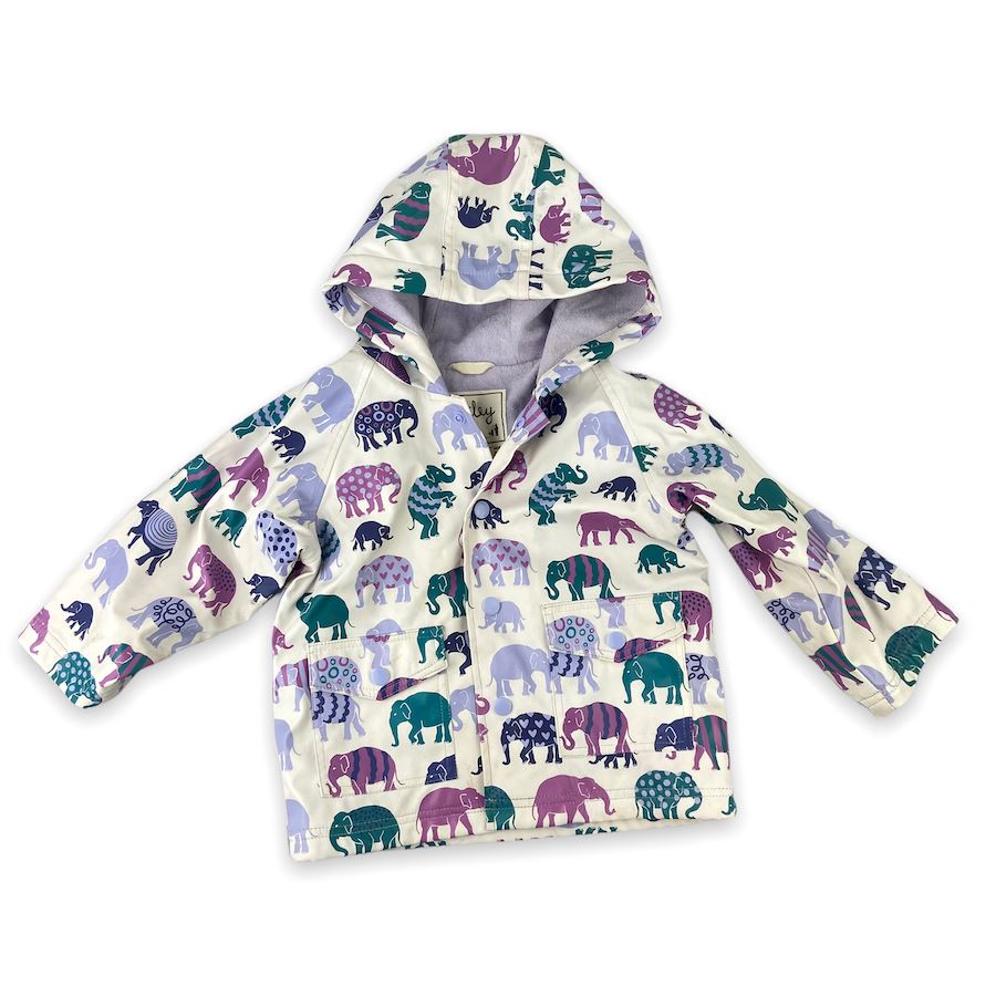 Hatley Painted Elephants Splash Jacket 24M