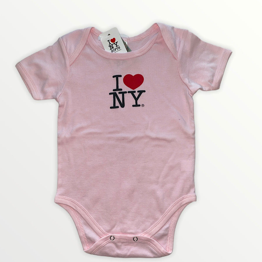 I Love NY Pink Onesie 24M