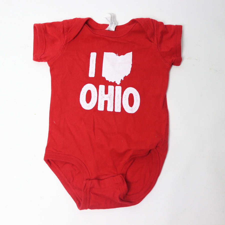 I Love Ohio Bodysuit 6M