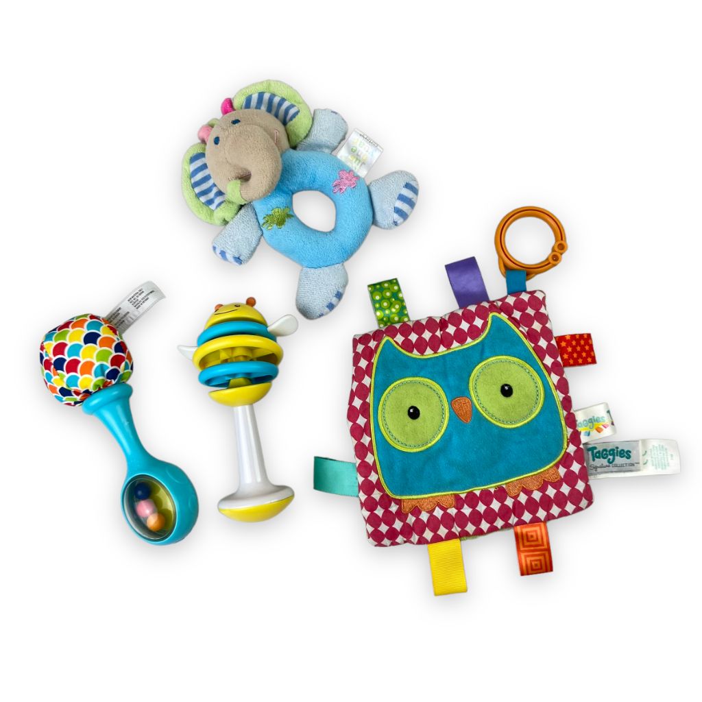 TOYCYCLE - Infant Toy Bundle - Taggies Owl