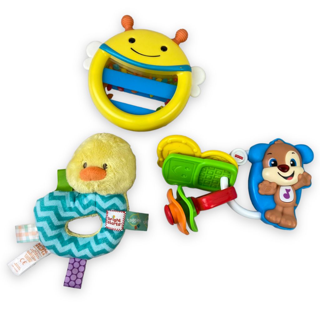 TOYCYCLE - Infant Toy Bundle Taggies Plush Chick