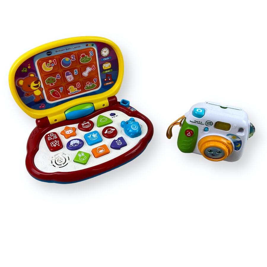 Infant Toy Bundle with Brilliant Baby Laptop Toys