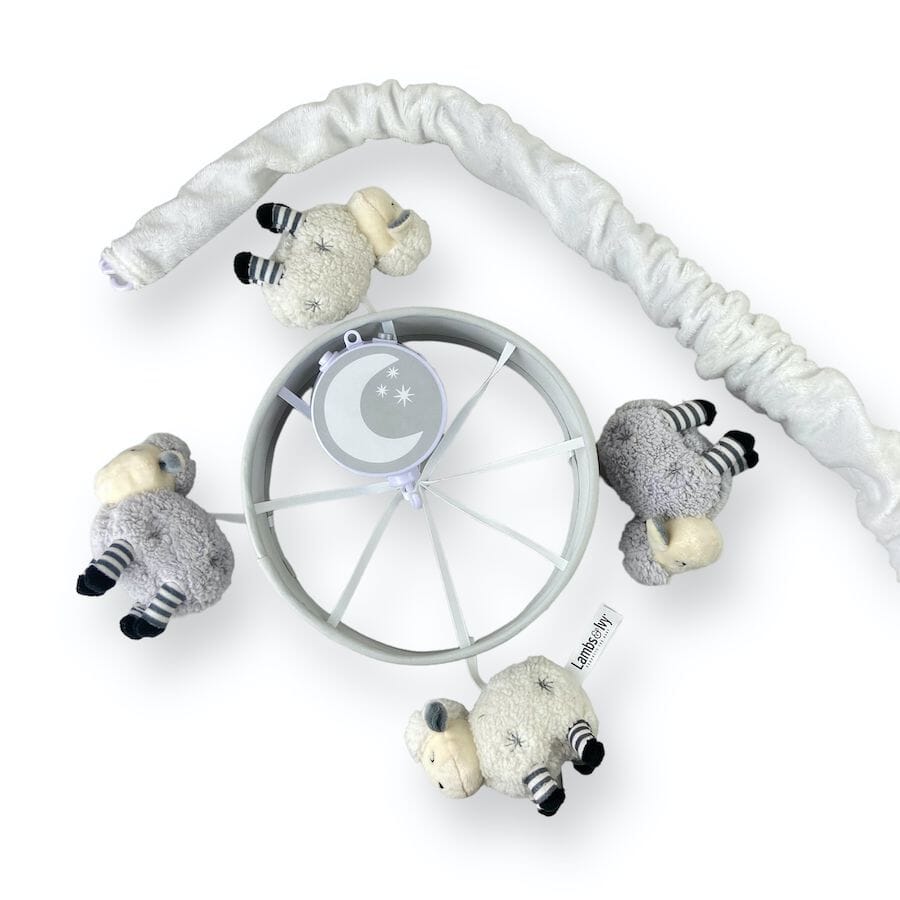 Ivy & Lambs Musical Crib Mobile Baby & Toddler