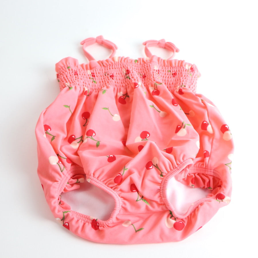 Janie and Jack Cherry Swimsuit 6-12M