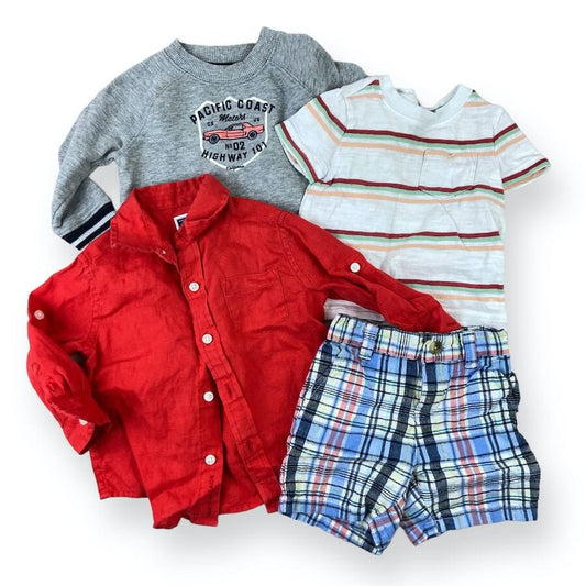Janie and Jack - Janie and Jack Colorful Play Bundle 6 - 12M