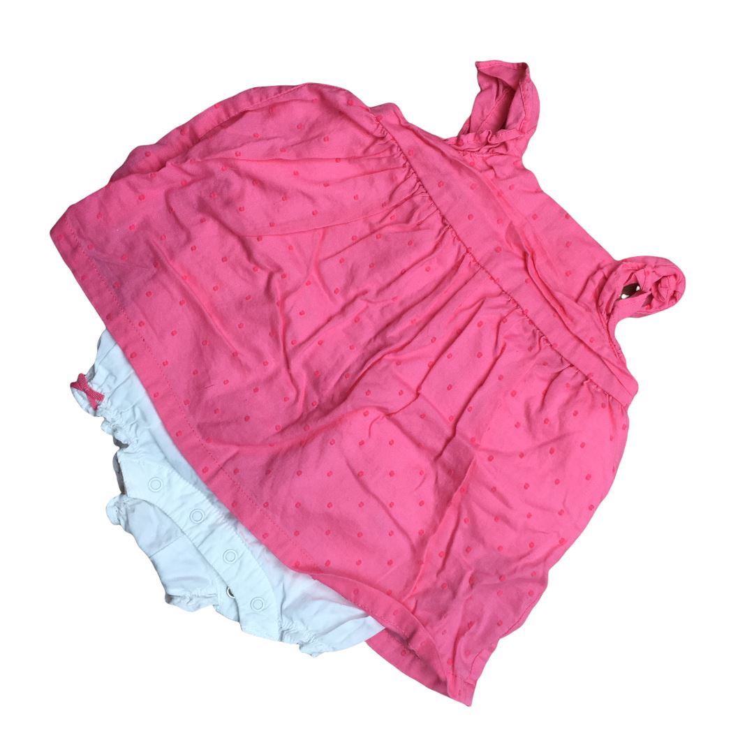 Janie and Jack Dress Onesie 3-6M