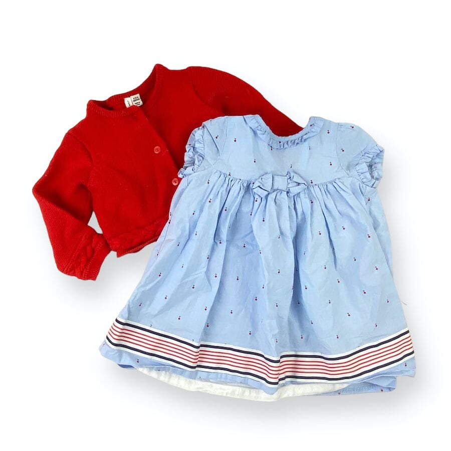 Janie and Jack - Janie and Jack Dress & Sweater 6 - 12M