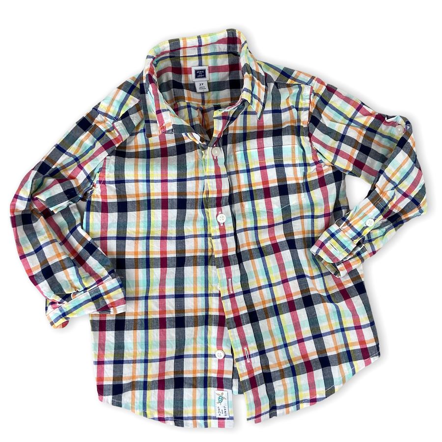 2t plaid shirt