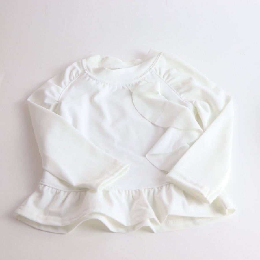 TOYCYCLE - Janie and Jack White Rash Guard Size 6 - 12M