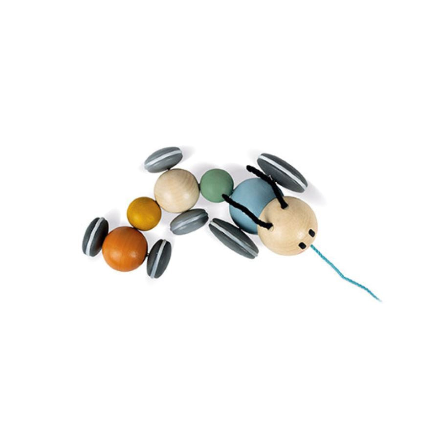 Janod Sweet Cocoon Caterpillar Pull-Along Toys