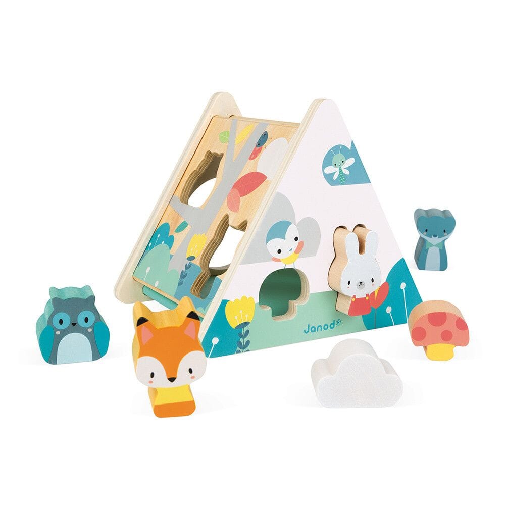 Janod Sweet Cocoon Shape Sorter (Wood) Toys