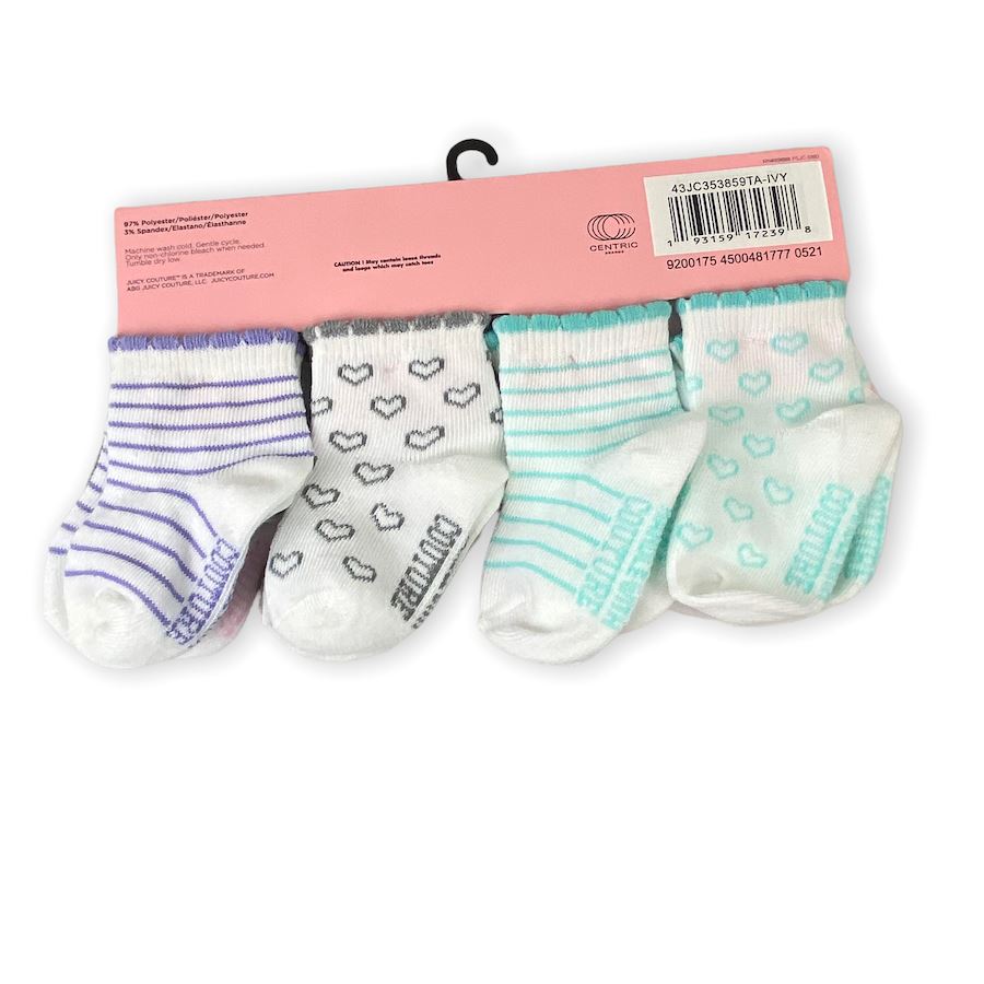 Juicy Couture Socks 10 Pk