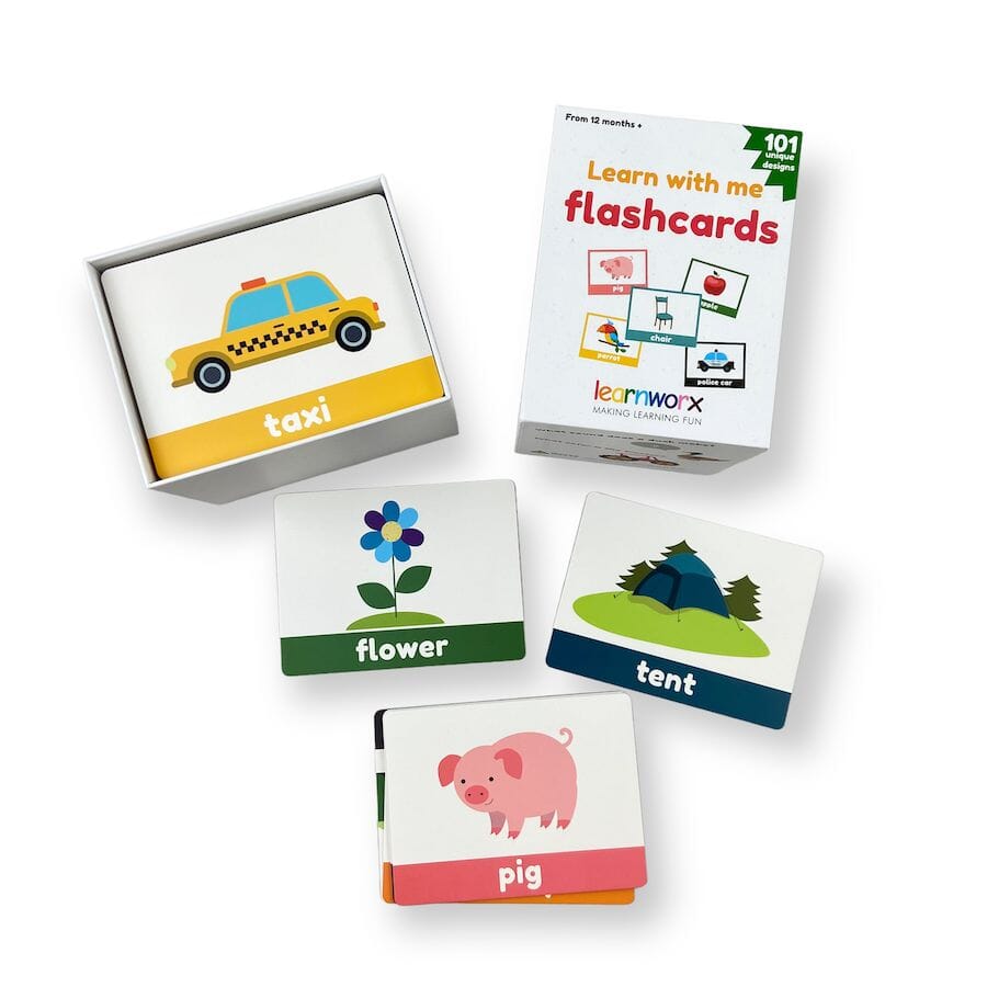 Learnworx Learn With Me Educational Flash Cards Educational Flash Cards