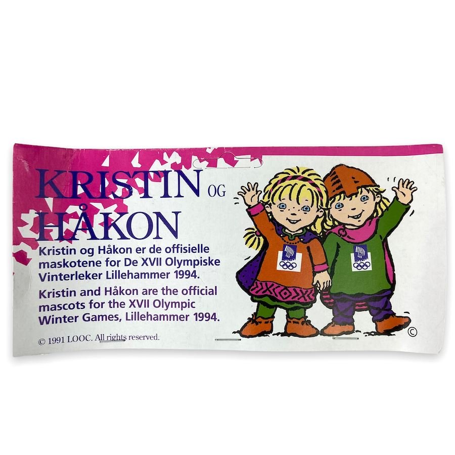 TOYCYCLE - Lillehammer Olympic Hakon Kristin Dolls