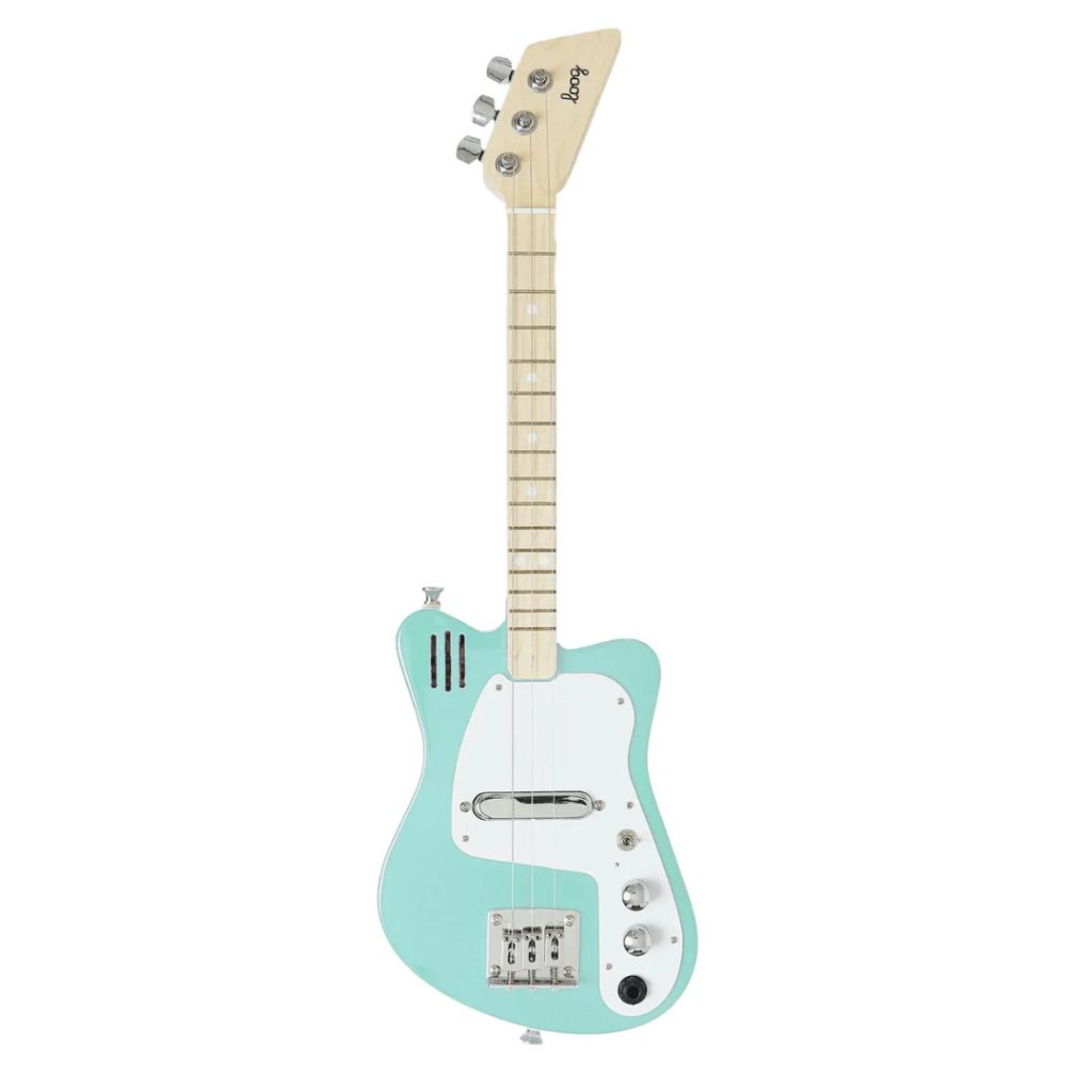 Loog Mini Electric Guitar Musical Instruments Green