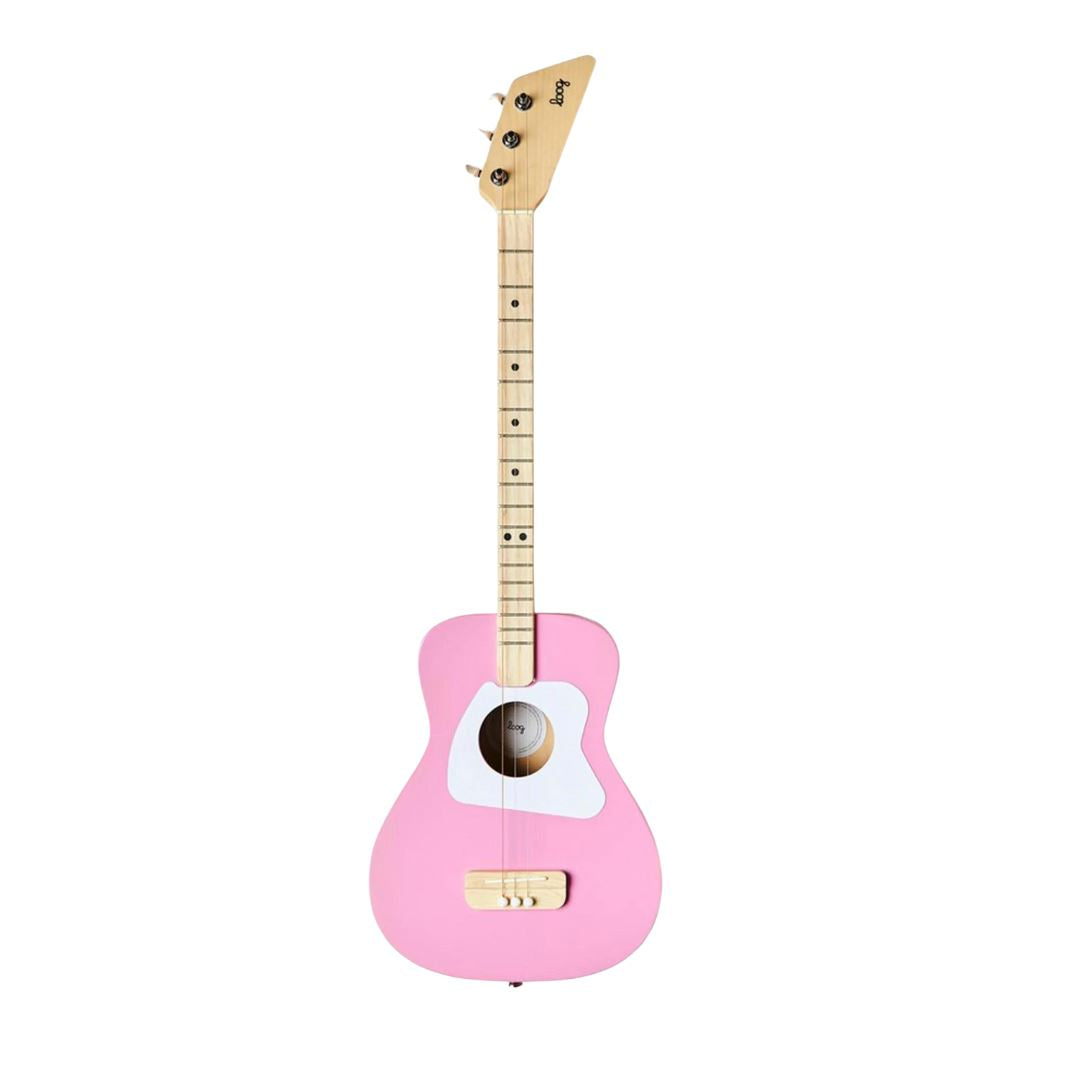 Loog Pro Acoustic Guitar Guitars Pink