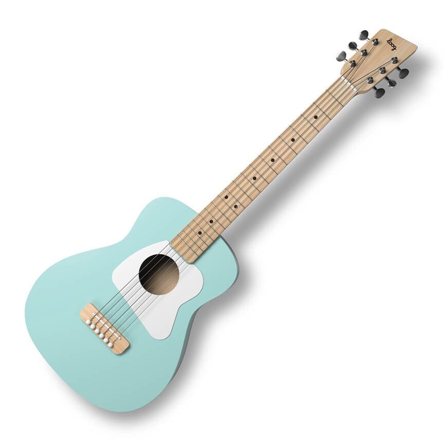 Loog Pro VI Acoustic Guitar with Strap Musical Instruments Green