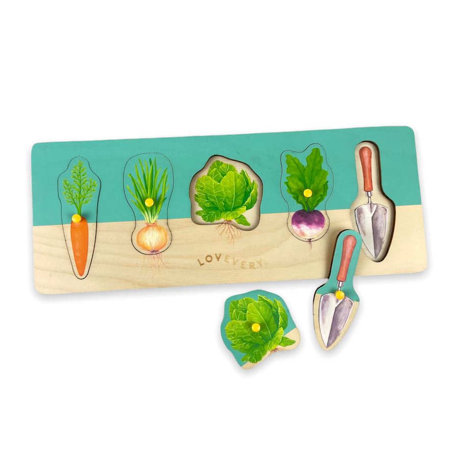 Lovevery Community Garden Wooden Puzzle