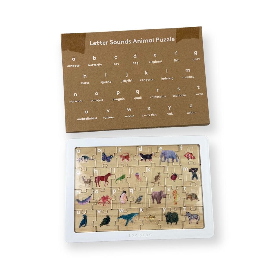 Lovevery Letter Sounds Animal Puzzle Toys