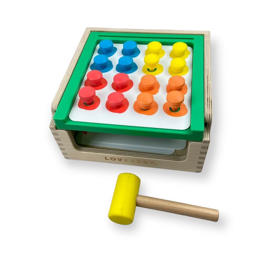 Lovevery - Lovevery Match & Tap Hammer Box