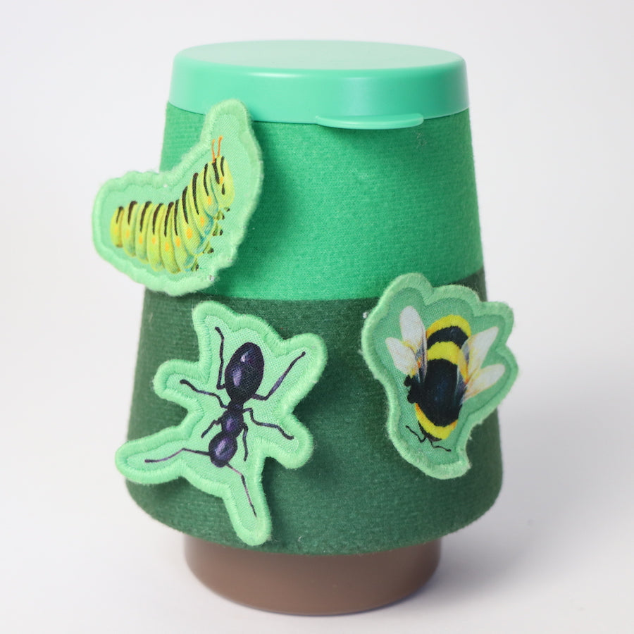 Lovevery Slide & Seek Ball Run and Bug Shrub Jar Toy