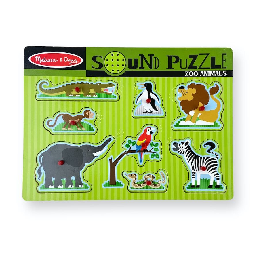 Melissa & Doug - Melissa & Doug Zoo Animals Sound Puzzle