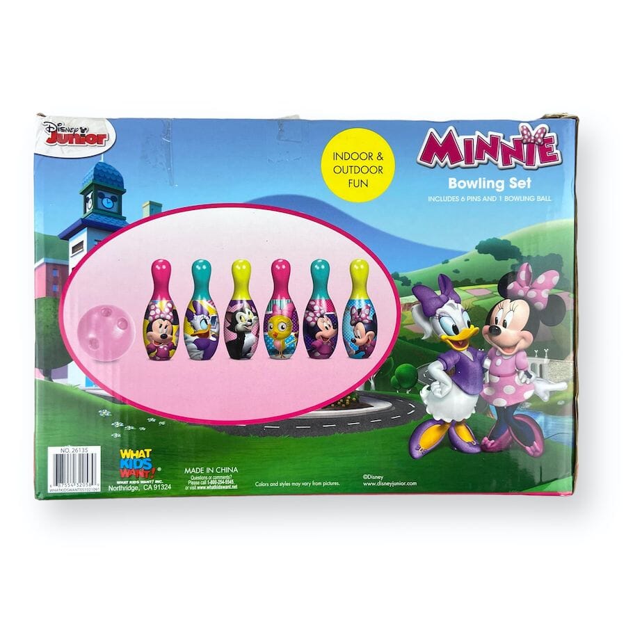 Minnie Mouse Disney Bowling Set Toys