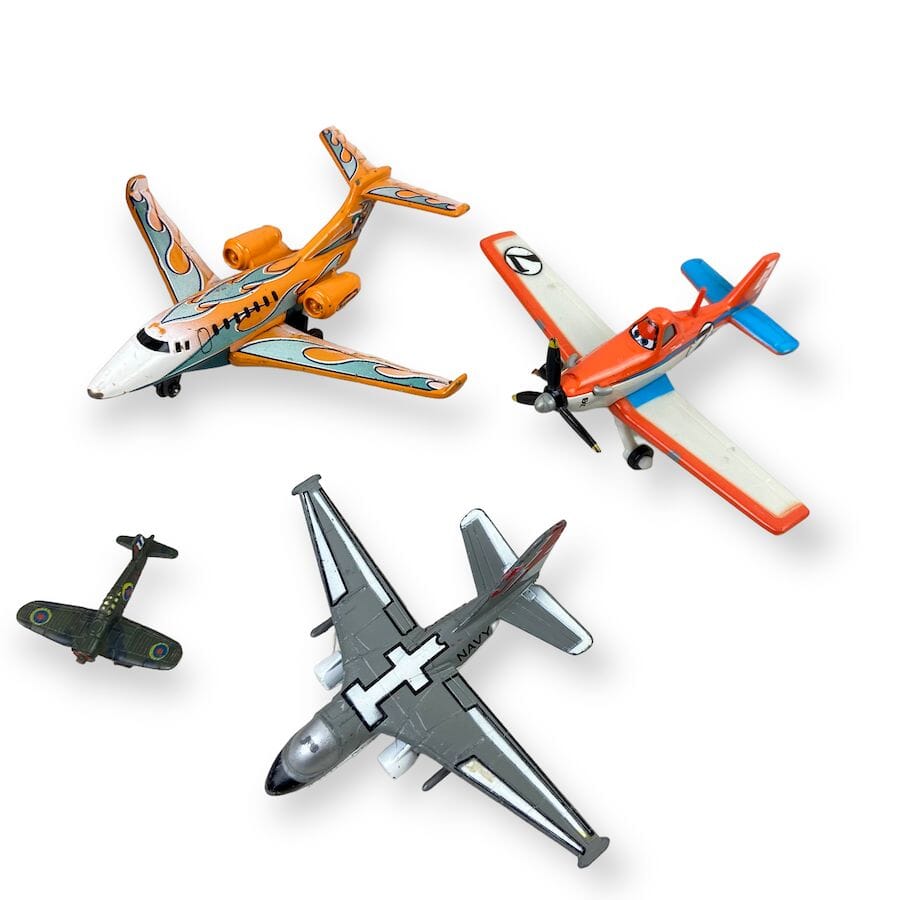Mixed Air Vehicle Set with Space Shuttle Toy Airplanes