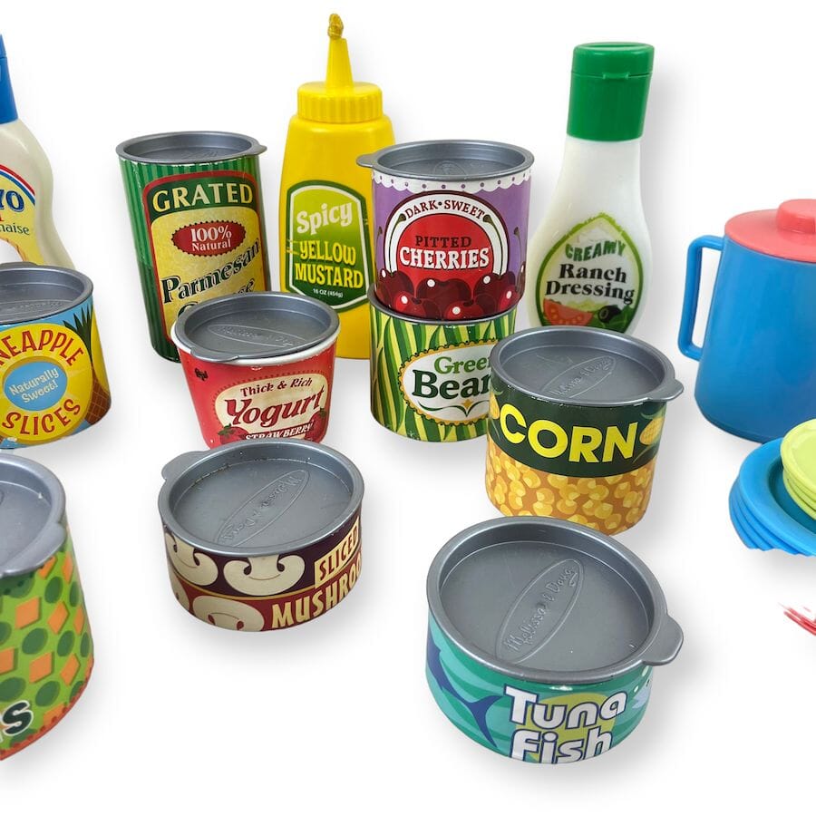 Mixed Play Food Bundle with Condiments Toy Kitchens & Play Food
