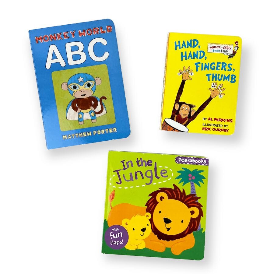 Monkey Board Books Bundle Books