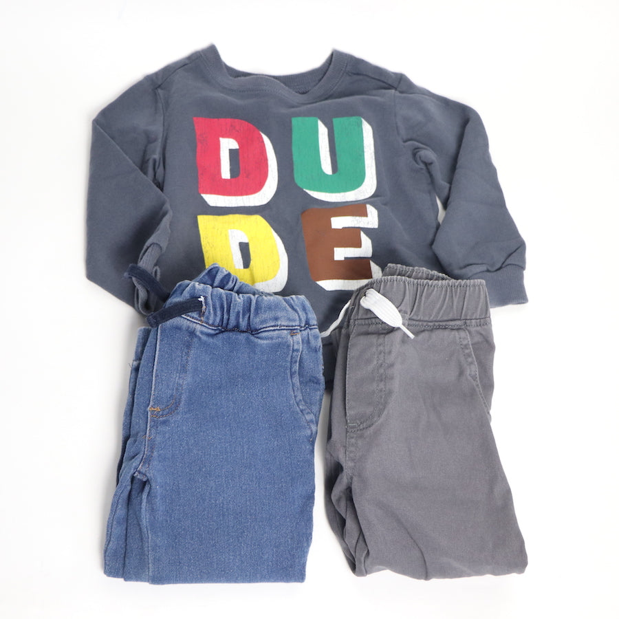 Pant & Sweatshirt Bundle 24M