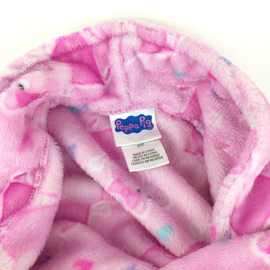 Peppa Pig Plush Bathrobe 2-3T