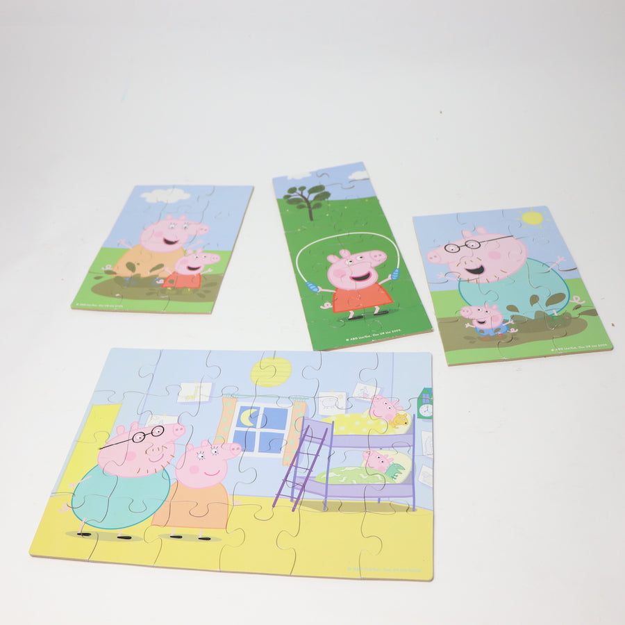 Peppa Pig Wooden Puzzle Set