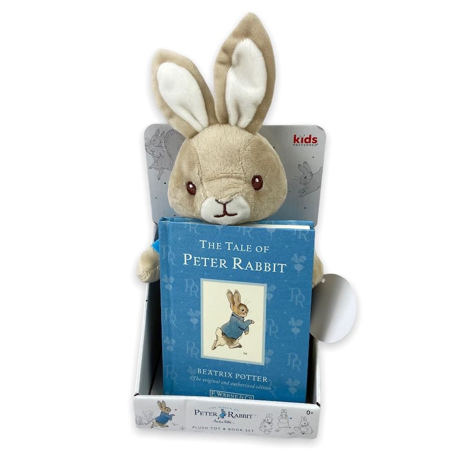TOYCYCLE - Peter Rabbit Plush Toy and Book Set