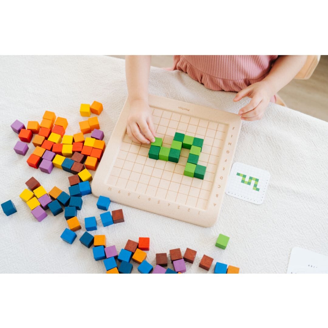 PlanToys 100 Counting Cubes - Unit Plus Learning Toys & Activities