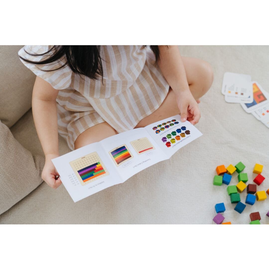 PlanToys 100 Counting Cubes - Unit Plus Learning Toys & Activities