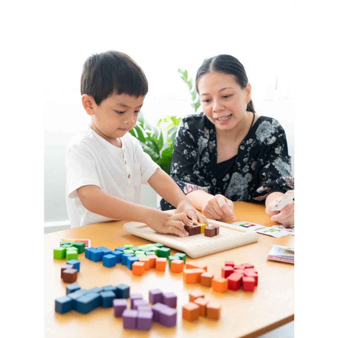 PlanToys 100 Counting Cubes - Unit Plus Learning Toys & Activities
