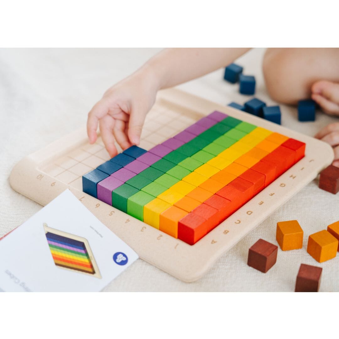PlanToys 100 Counting Cubes - Unit Plus Learning Toys & Activities