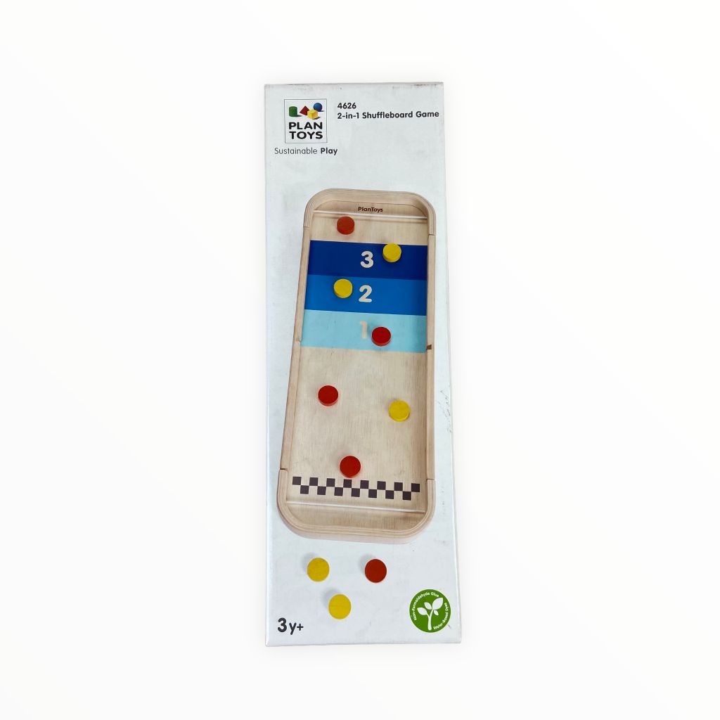 PlanToys - PlanToys 2 - in - 1 Shuffleboard Game