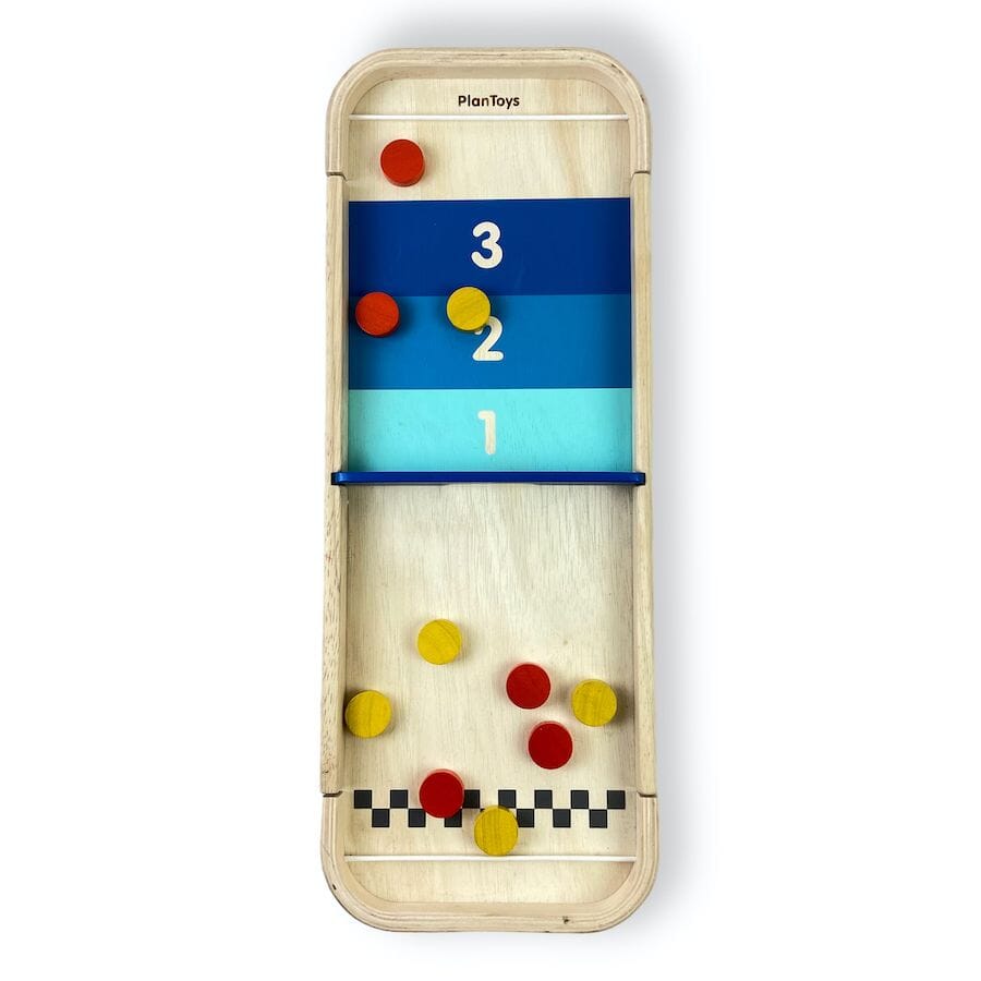 PlanToys 2-in-1 Shuffleboard Game Toys