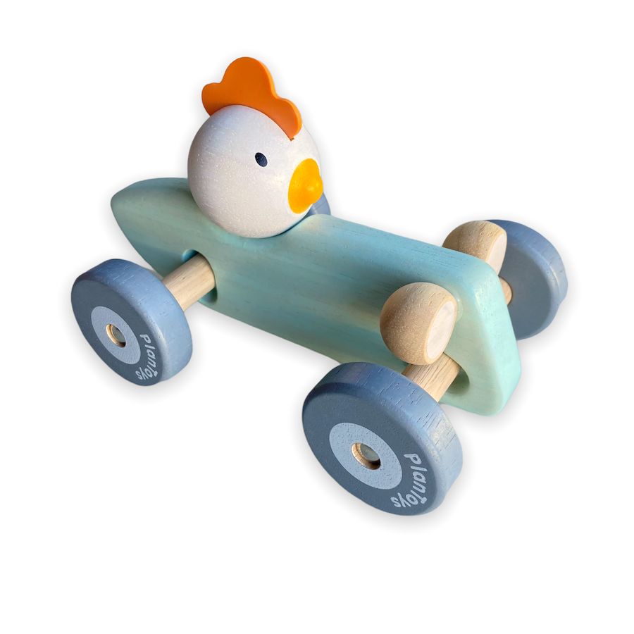 PlanToys - PlanToys - Chicken Racing Car Aqua