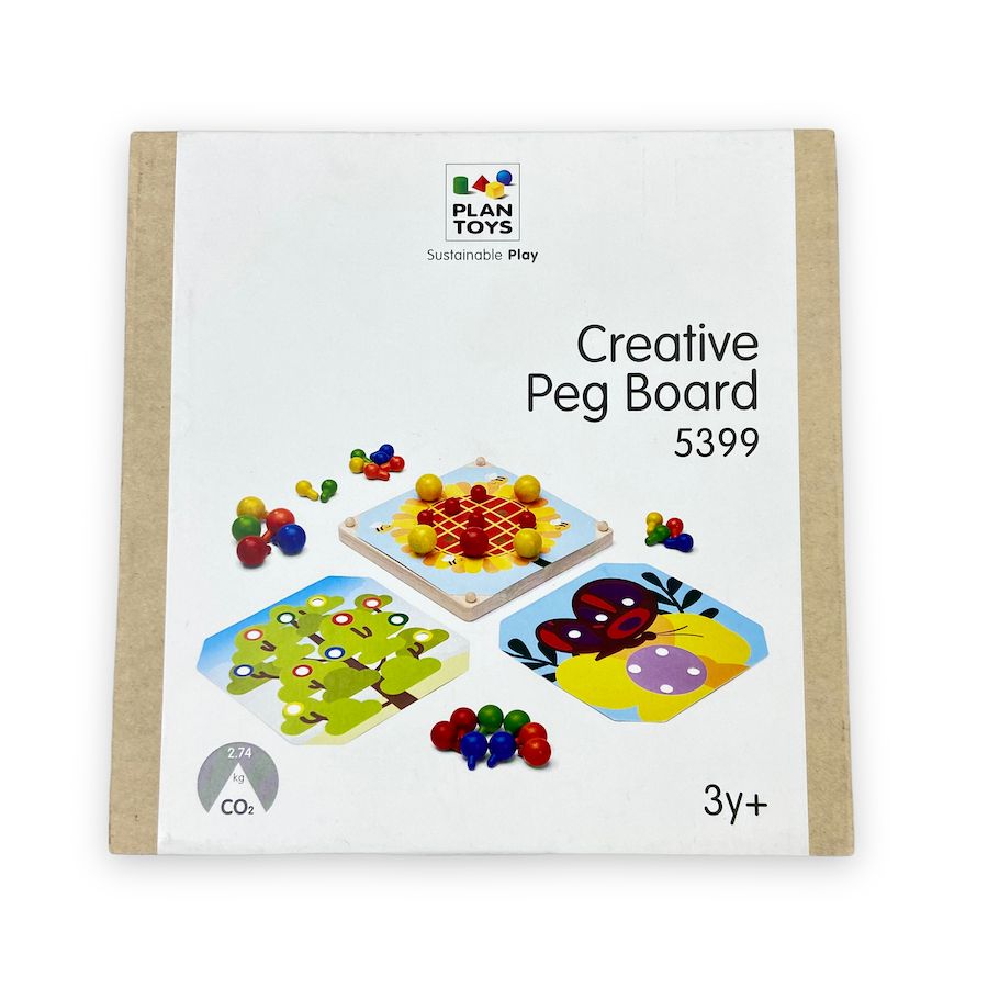 PlanToys Creative Peg Board Educational Toys