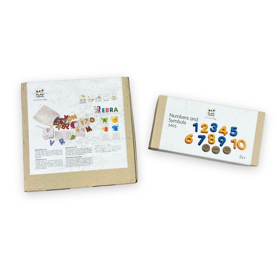 PlanToys - PlanToys Early Learning Bundle with Alphabet and Numbers