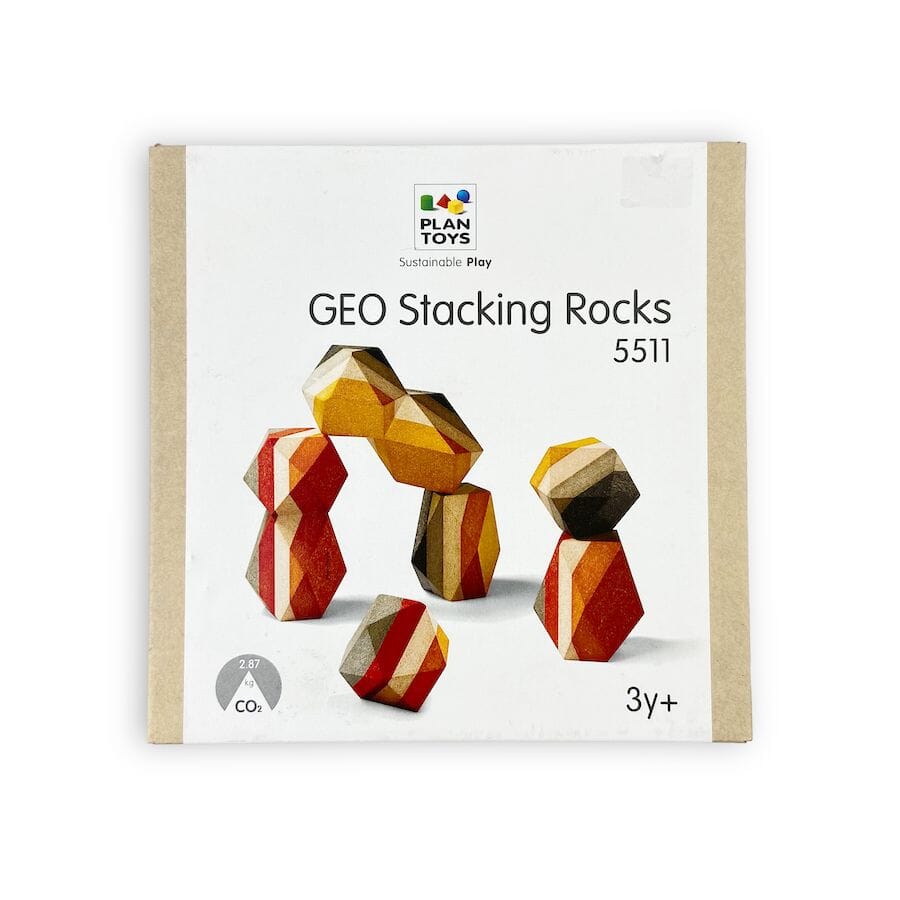 PlanToys - PlanToys GEO Stacking Rocks