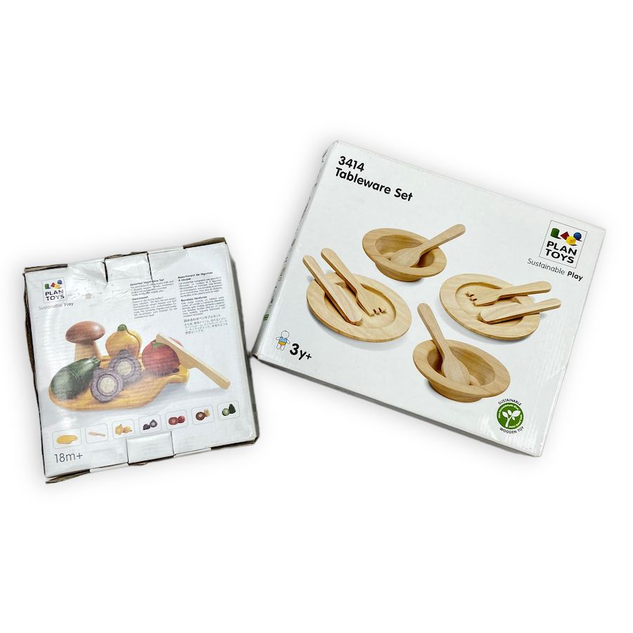 PlanToys Kitchen Play Bundle Toy Kitchens & Play Food